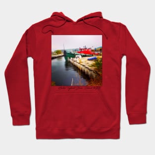 Jones Island Tugboat • Milwaukee, WI Hoodie